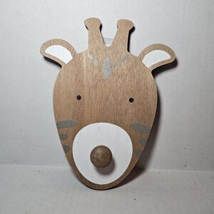 Hobby Lobby Wooden Giraffe Head Wall Hook Hanger Nursery Decor